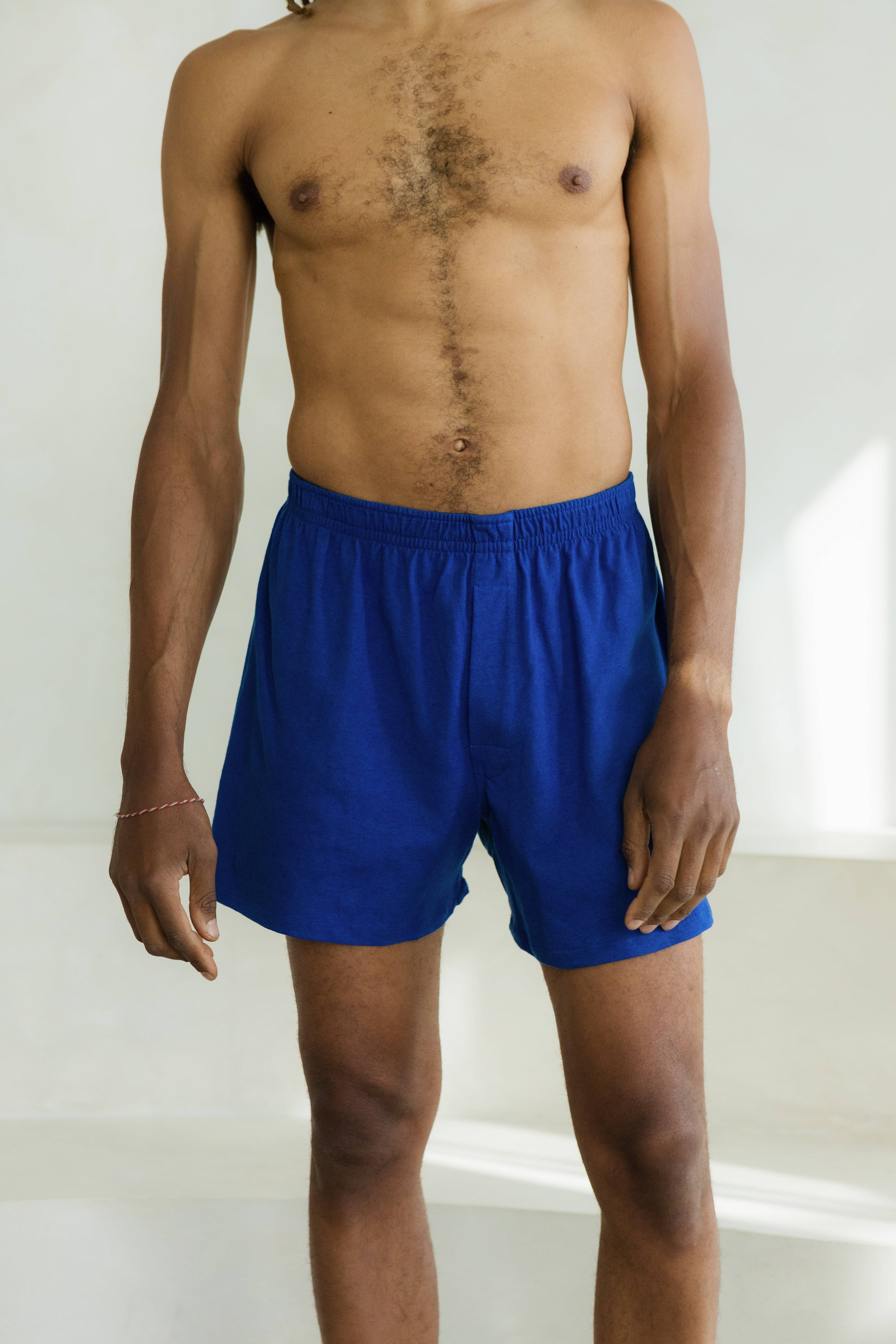 UNA PLUMA - Wholesale Underwear - Unisex - Breathable Boxers - Linen organic cotton blend loose boxers1