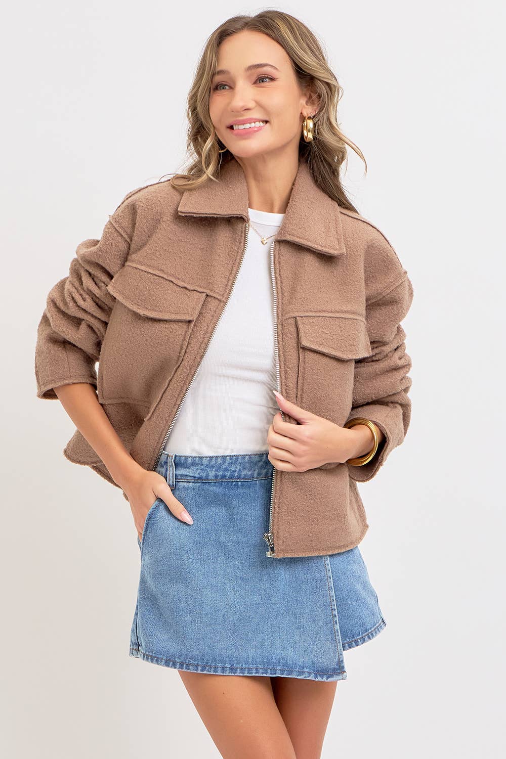 DENIM SKORT for wholesale on Faire7