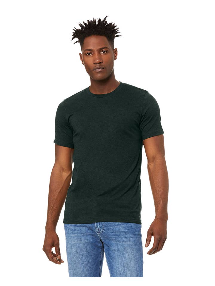 Total Apparel - Wholesale T-Shirt - Men's - Bella + Canvas Unisex Heather Blank CVC T-Shirt | 3001CVC13