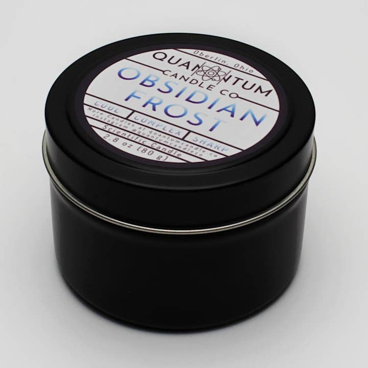 Obsidian Frost-kaars voor wholesale door Quantum Candle Co