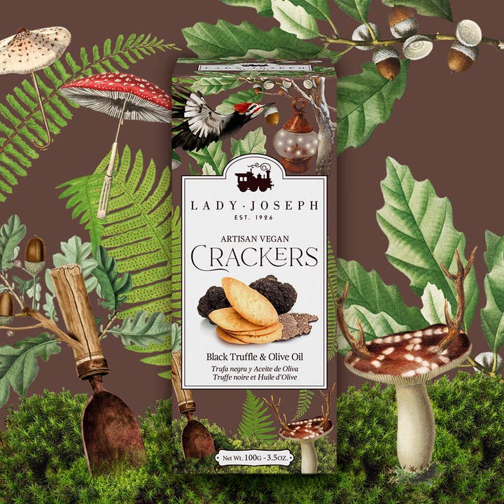 Lady Joseph - Wholesale Crackers - Crackers with Truffle & Olive Oil (snack) Cracker with truffle