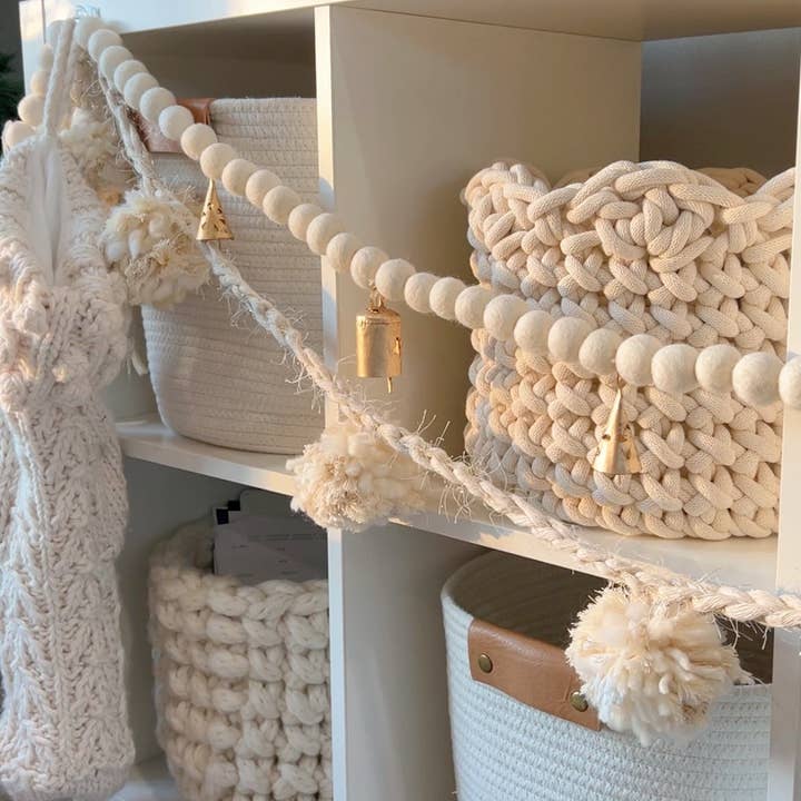 Meraki Handmade Collective – Engroshandel Kurv – Bomuld hæklet kurv