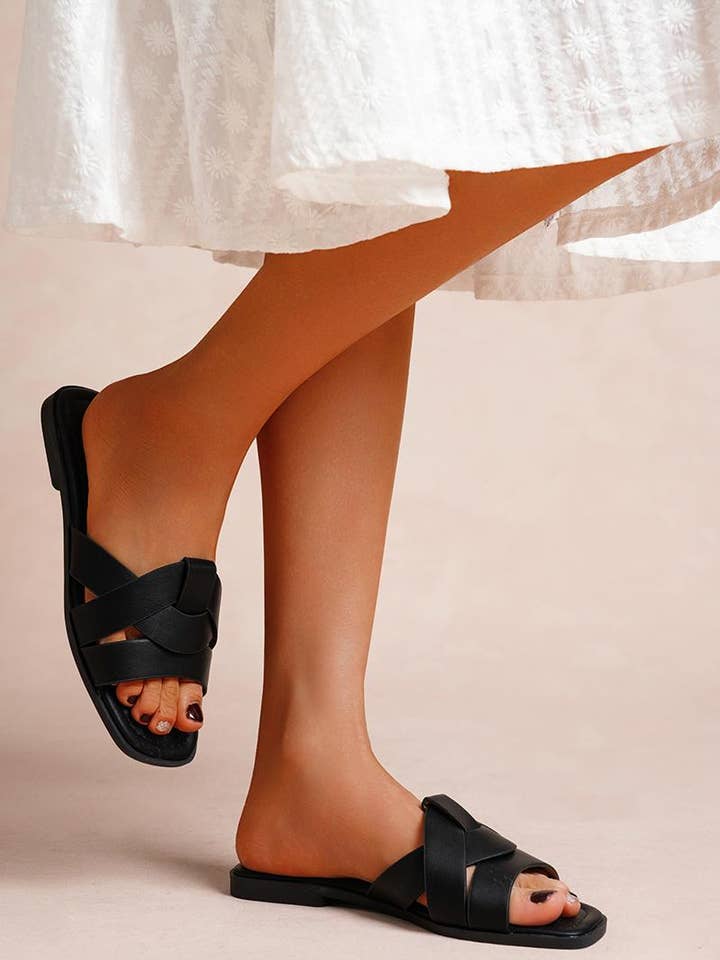 Luna Slides - Sort for engroshandel hos CFK International