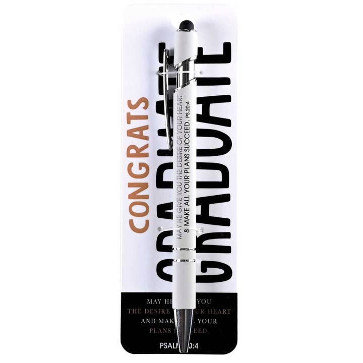 Pen felicita al graduado Salmo 20:4 para venta al por mayor de Cottage Garden