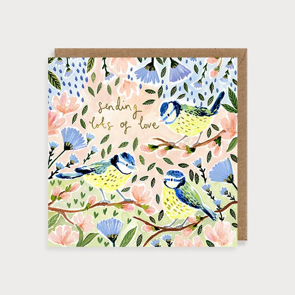 Louise Mulgrew – wholesale Kärlekskort – Blå Bröst Sänder Kärlekskort