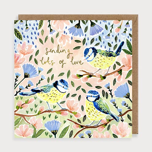 Louise Mulgrew – wholesale Kärlekskort – Blå Bröst Sänder Kärlekskort0