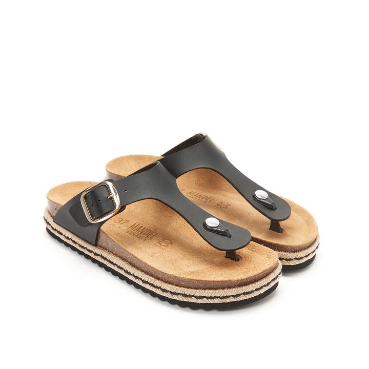 Ciabatta infradito nero - Art.MD0226 per la vendita all'ingrosso da parte di Mandél