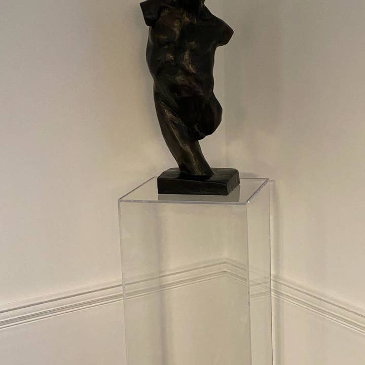 Plasticmart - Wholesale Retailer Display Stand/Case - Clear Acrylic Pedestal 12"x 12" x 30" Tall2