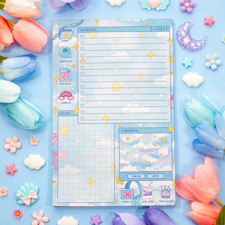 Craft Time Planner Pad for wholesale by Unicorn Eclipse