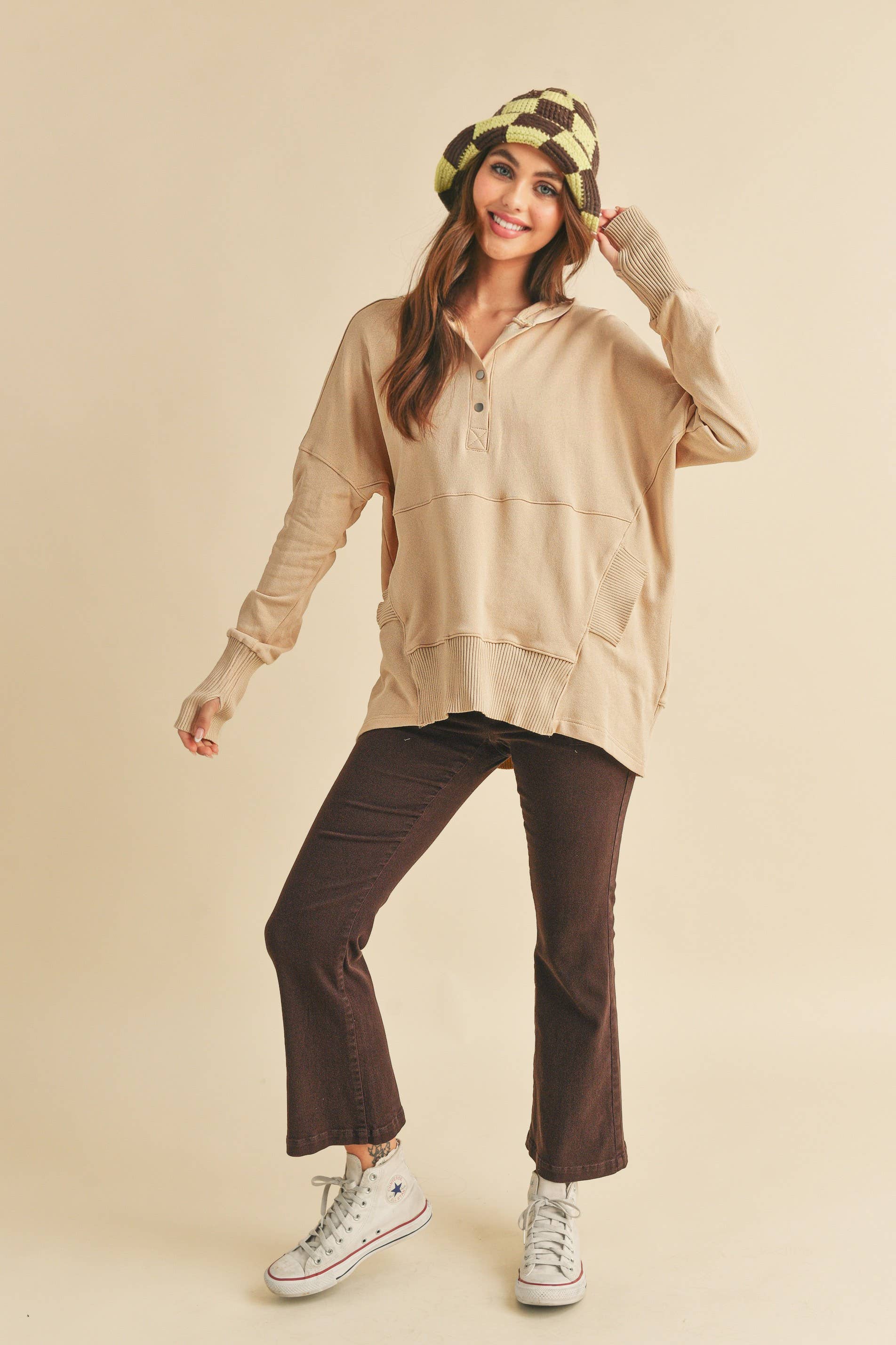 AEMI + CO - Wholesale Sweatshirt - Women's - *SMALL ONLY* 532AK Vivi Pullover38