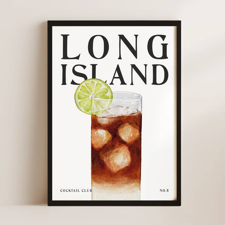 Long Island muurkunst print voor wholesale door Alluvion