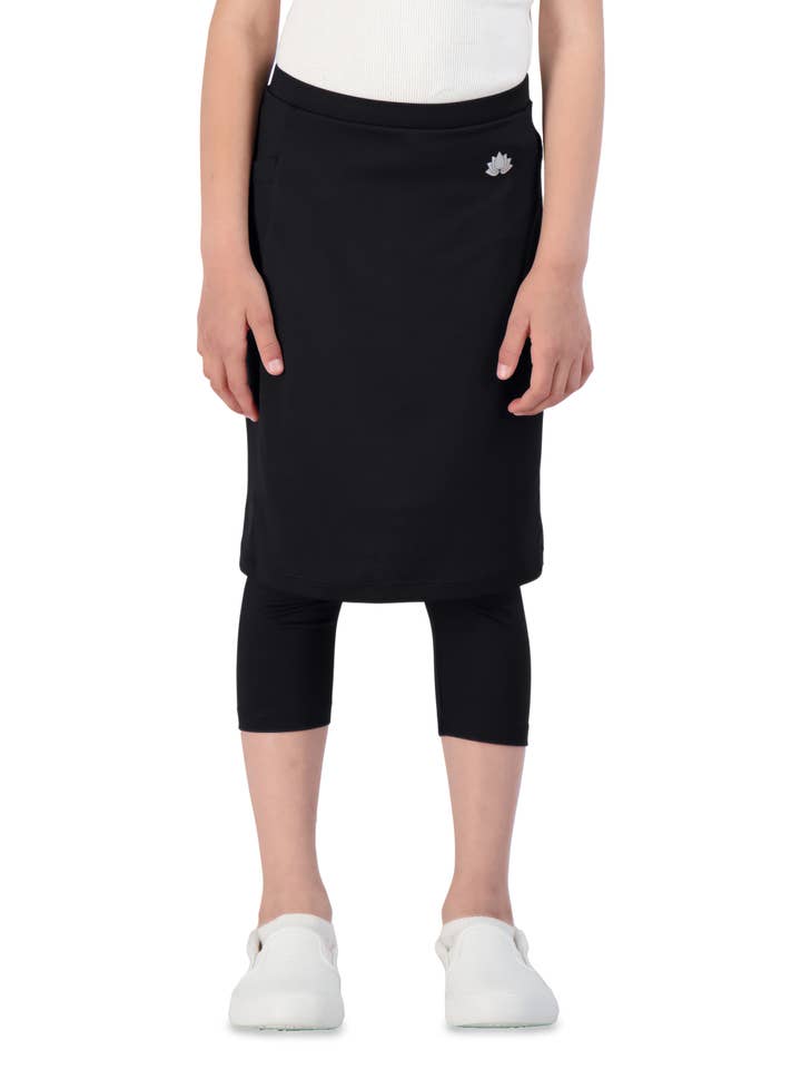 Snoga Athletics - Wholesale Athletic Skirt - Kids - Girls Fit Snoga - Black
