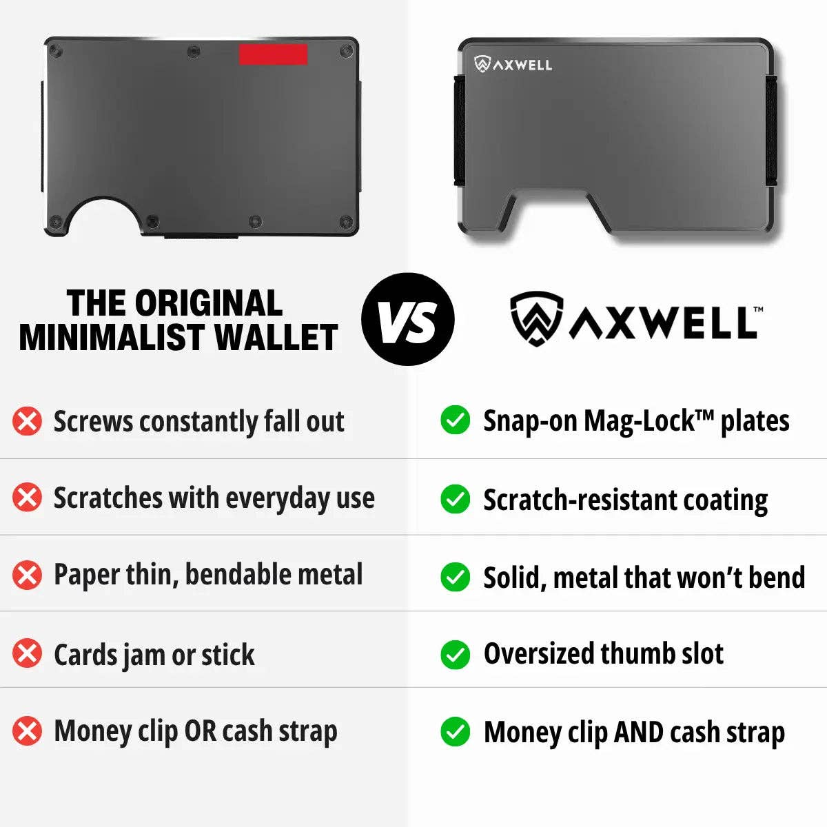 AXWELL - Wholesale Wallet - Men's - Axwell Wallet - Gunmetal Gray7