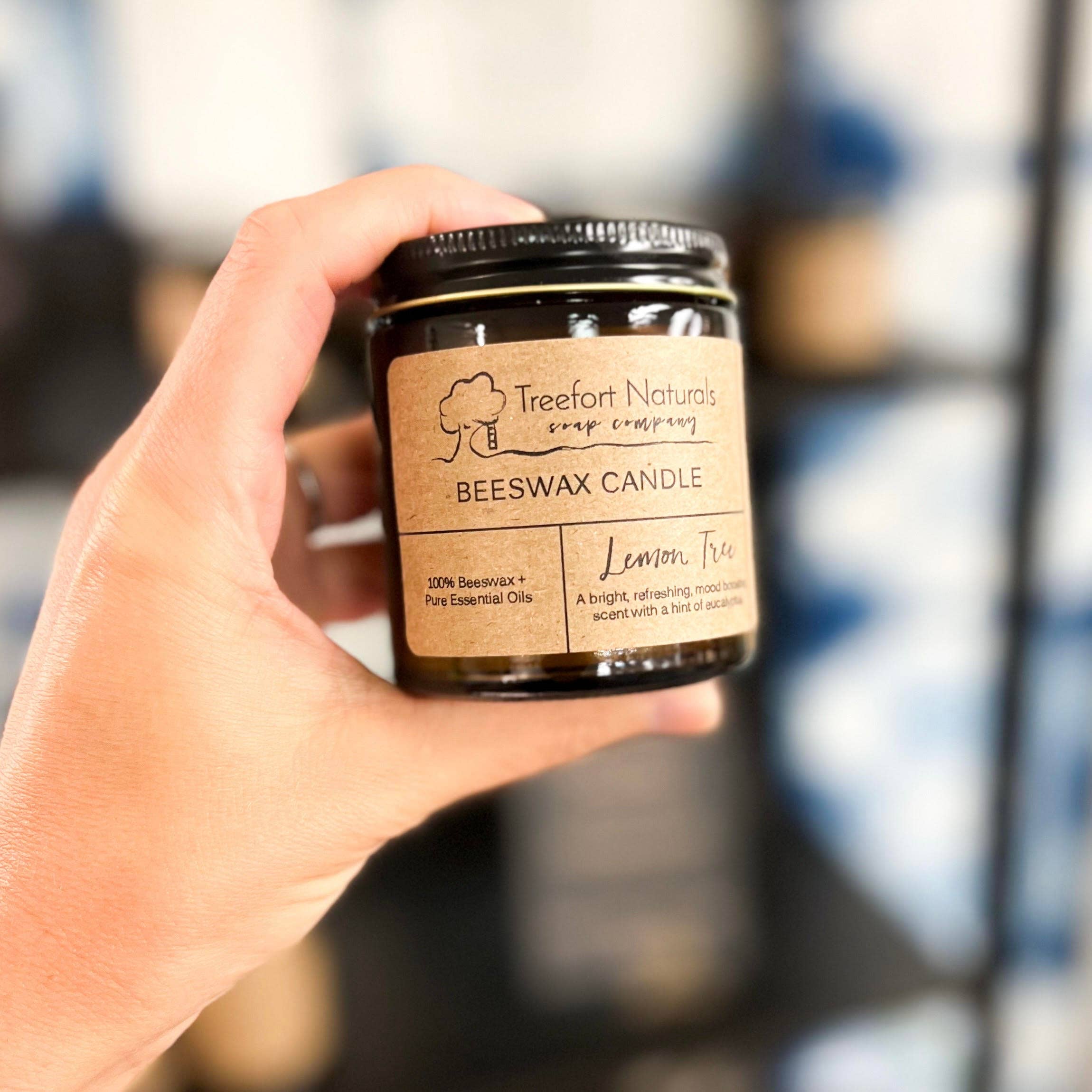 Treefort Naturals Soap Company - Vendita all'ingrosso Candela in vasetto - Candela in cera d'api naturale3