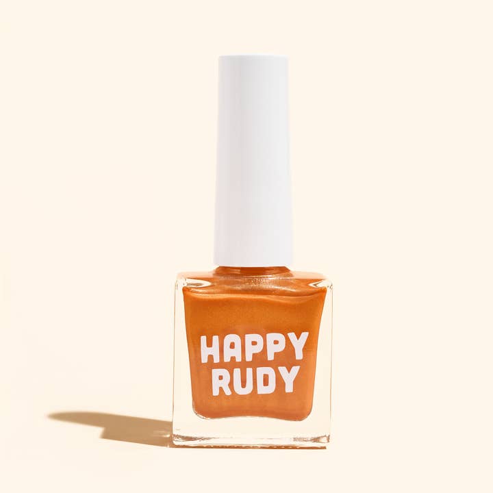 Groovy Baby | Vegan Nagellak | Oranje | Eco-Shimmer voor wholesale door Happy Rudy Vegan Nail Polish