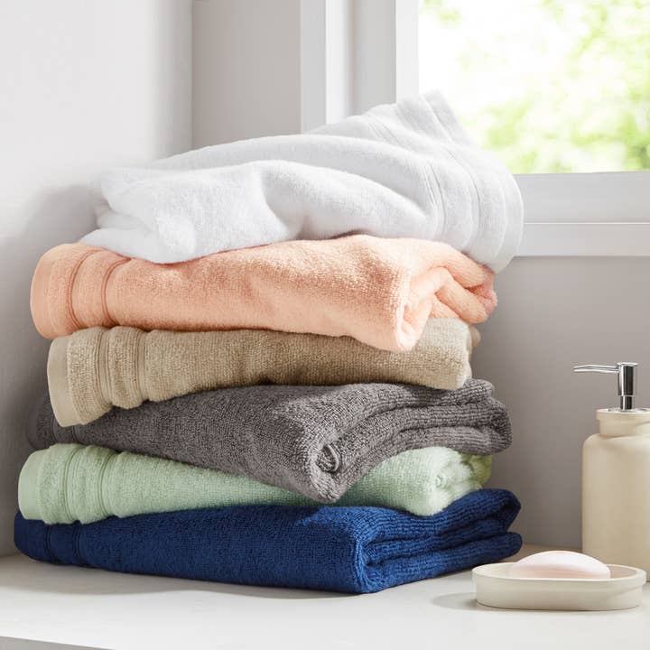 Olliix - Wholesale Towel Set - 400GSM Plush Terry Quick Dry 100% Cotton Towel Set, Indigo