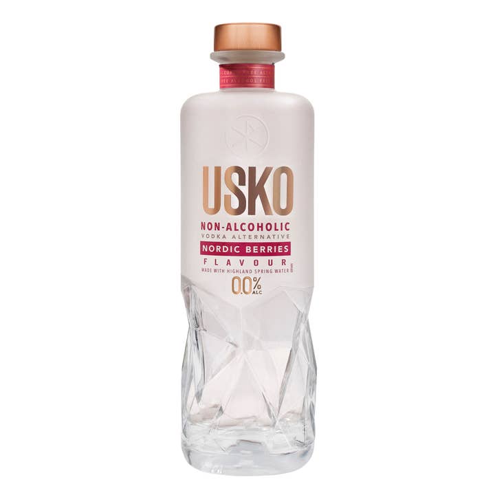 Think Distributors - Wholesale Non-Alcoholic Spirits/Wine/Beer - USKO Nordic Berries Non-Alcoholic Vodka 0.0% ABV