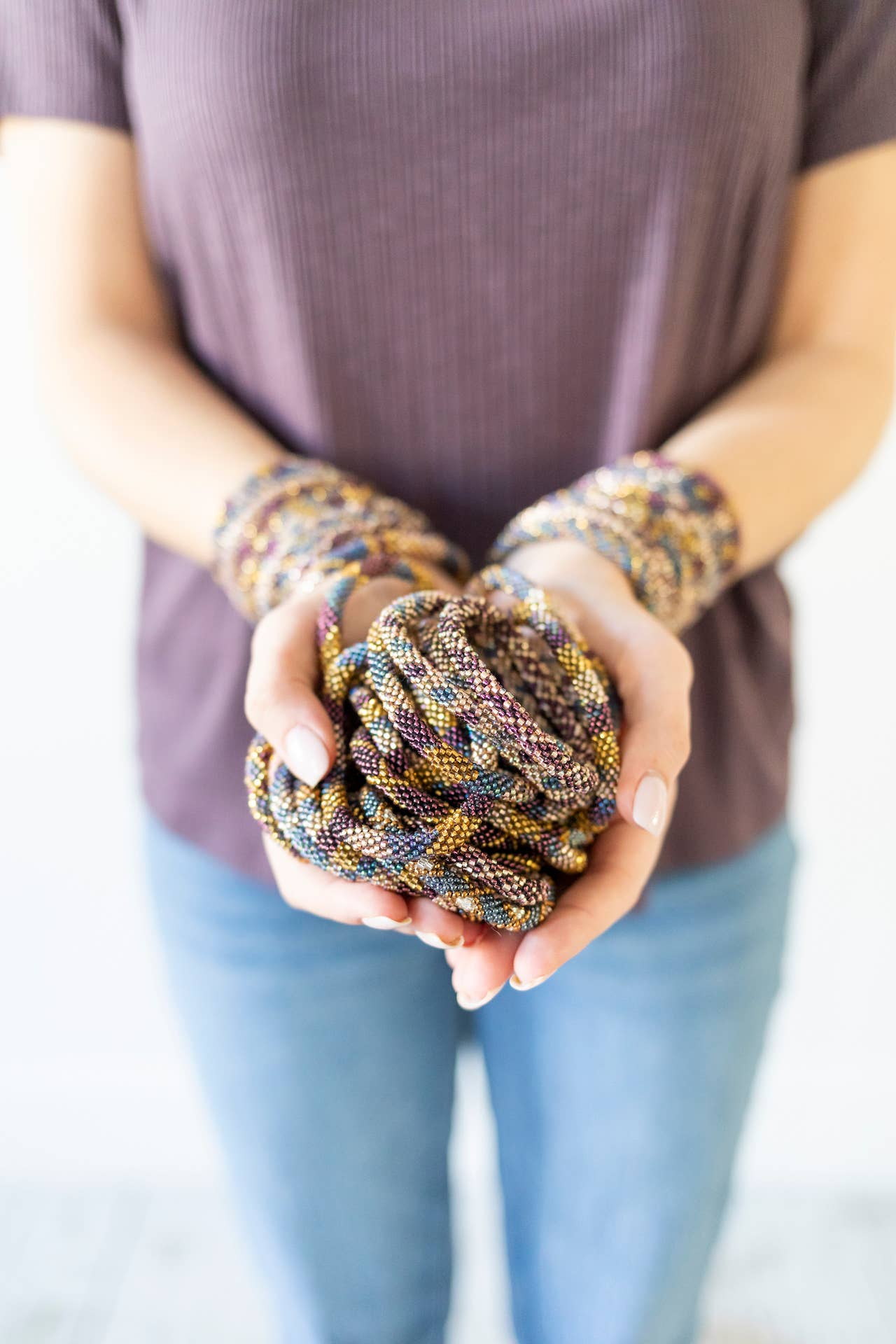 Aid Through Trade – Großhandel Perlenarmband – Roll-On® Armbänder - Bejeweled Set mit 12 Stück3