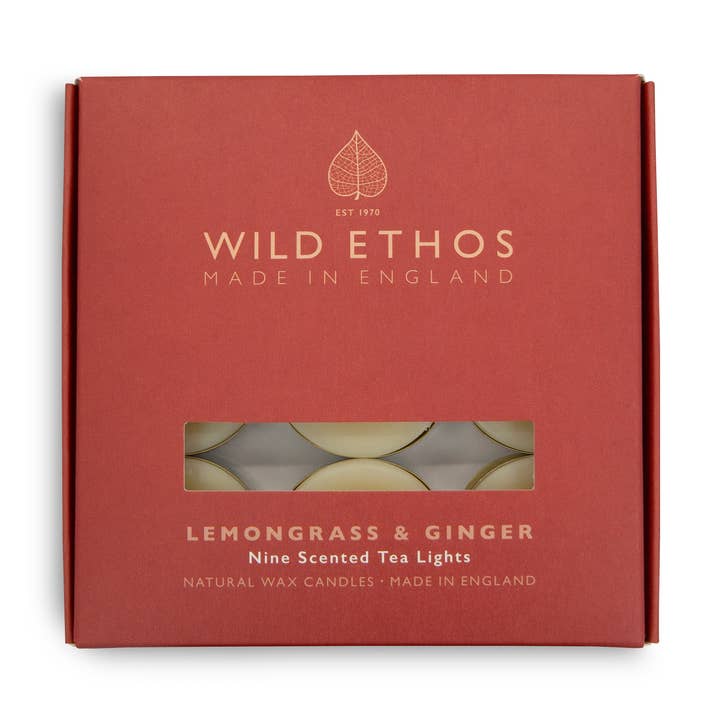 Velas de té con aroma a citronela y jengibre para venta al por mayor de Wild Ethos