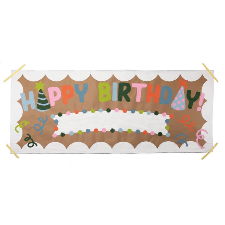 Happy Birthday Banner By Number for wholesale by Pink Picasso Kits