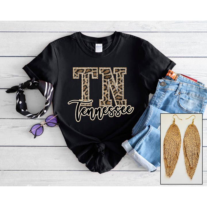 Leopard Chenille Tennessee for wholesale by Southern Attitude Designs Inc