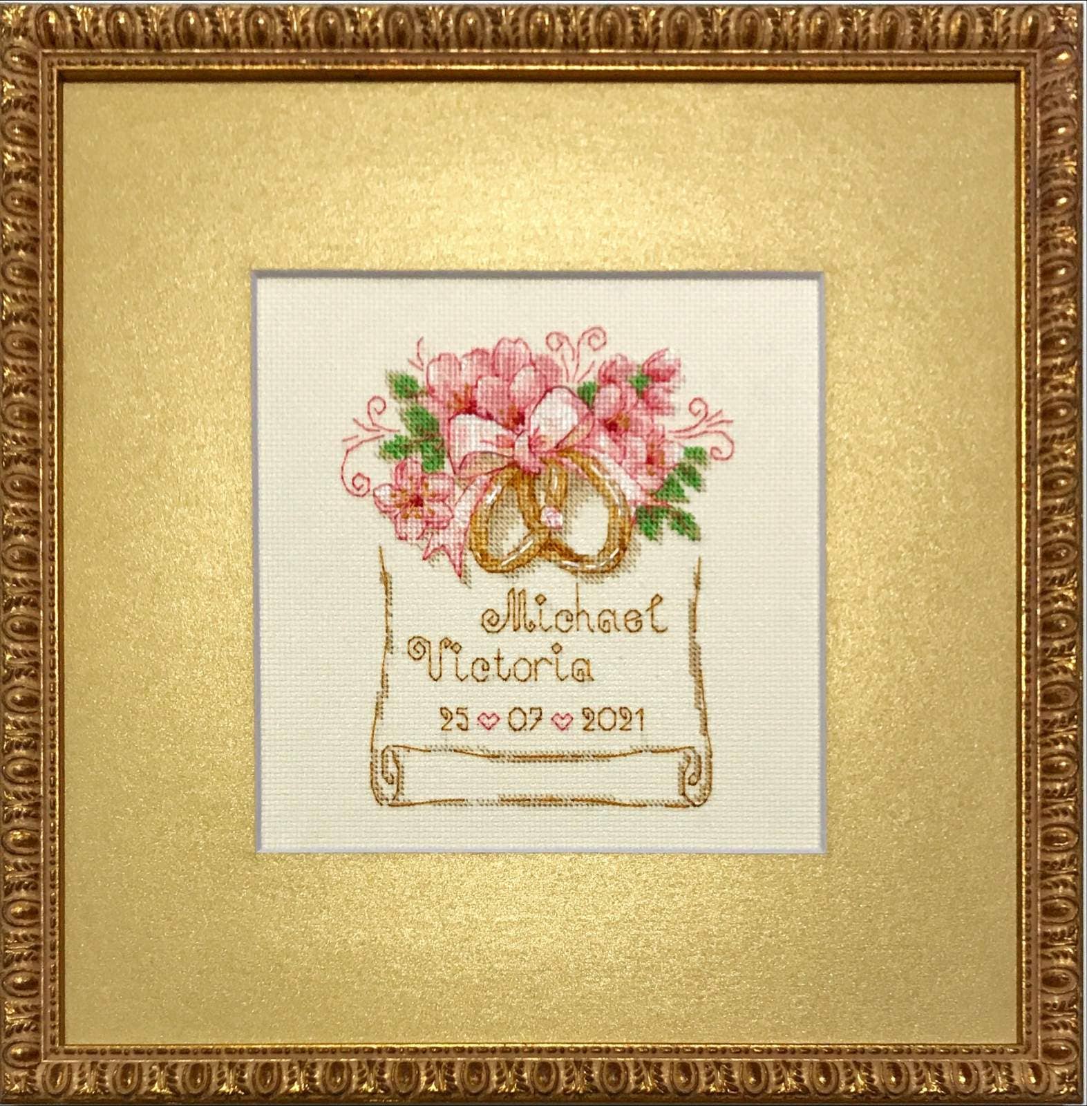 RIOLIS - Vendita all'ingrosso Attrezzatura per ricamo/punto croce - Kit Punto Croce di Riolis 1926 Fedi Nuziali2