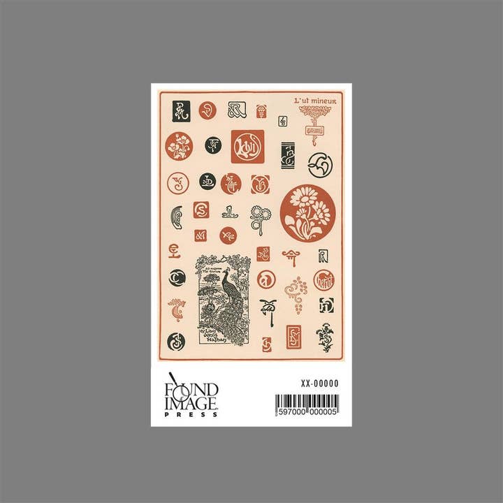 Found Image Press - Wholesale Sticker - Sticker DA-511 Vintage Dingbats1