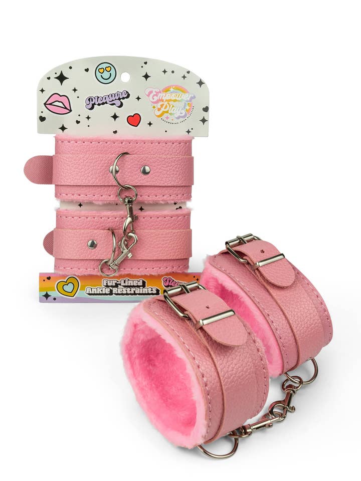 Fur-Lined Ankle Restraints for wholesale by Intimita Novelties