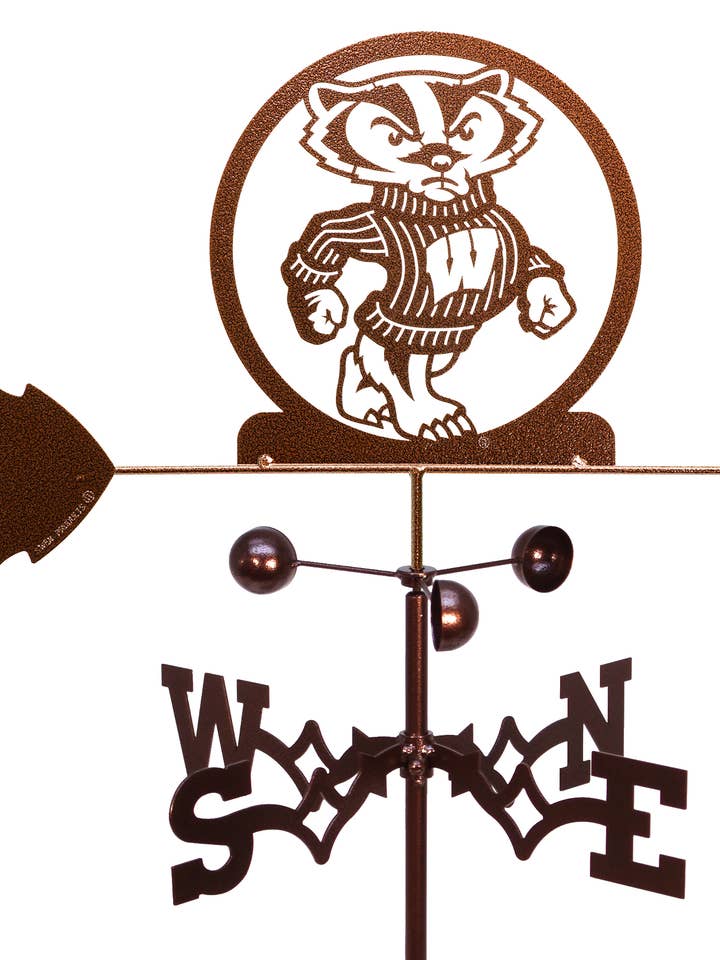 NCAA WISCONSIN BADGERS BUCKY Weathervane for wholesale by SWEN Products