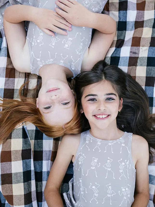 S A B R I N A - Robe Squelette Dansante pour Filles pour la vente par Young at Hart