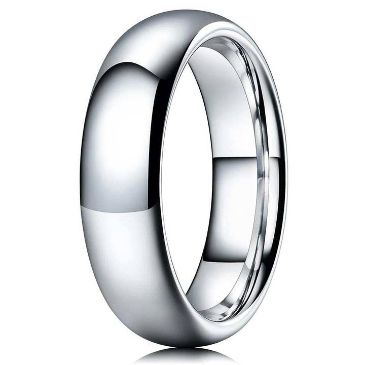 Polished Silver Dome Ring for wholesale by Nikoghos Jewelry