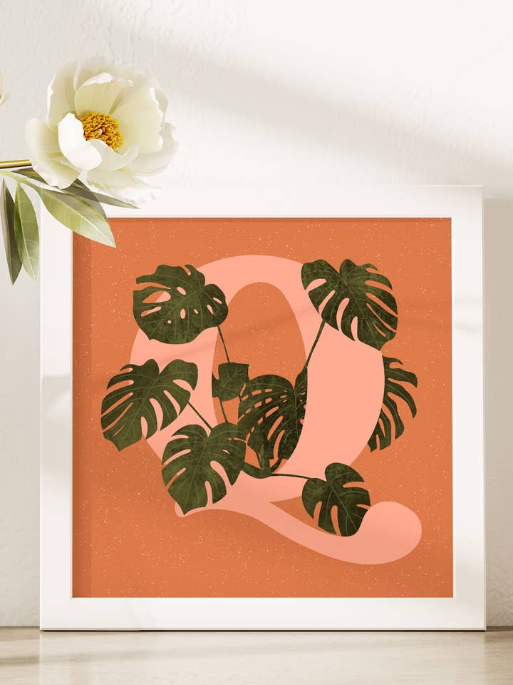 Q Art Print for wholesale by Illustrations Its Funny Howww Inc