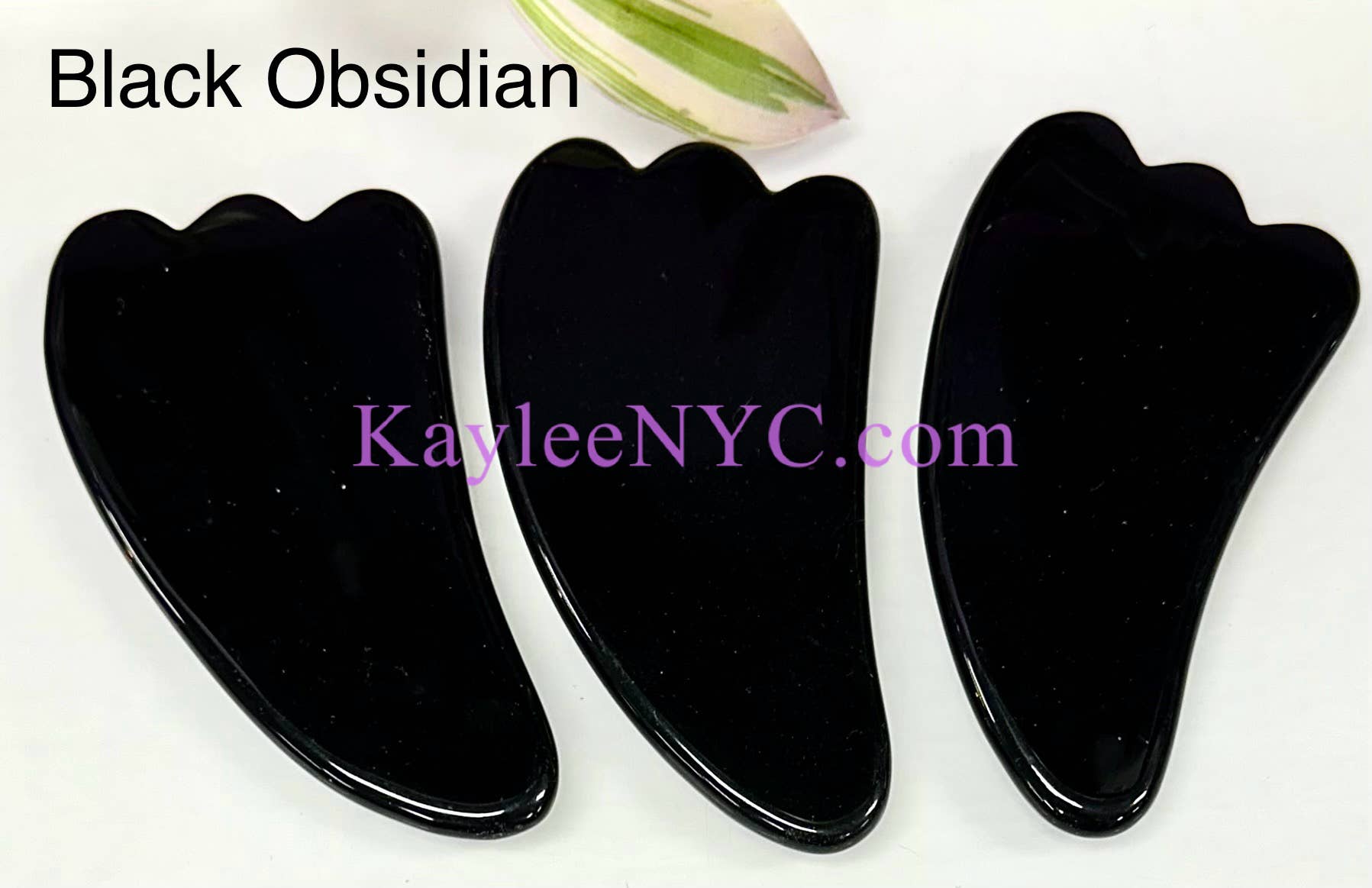 KayleeNYC - Vente Pierre et cristal de spiritualité - Gua Sha de Cristaux Naturels Mixte pour Guérison2