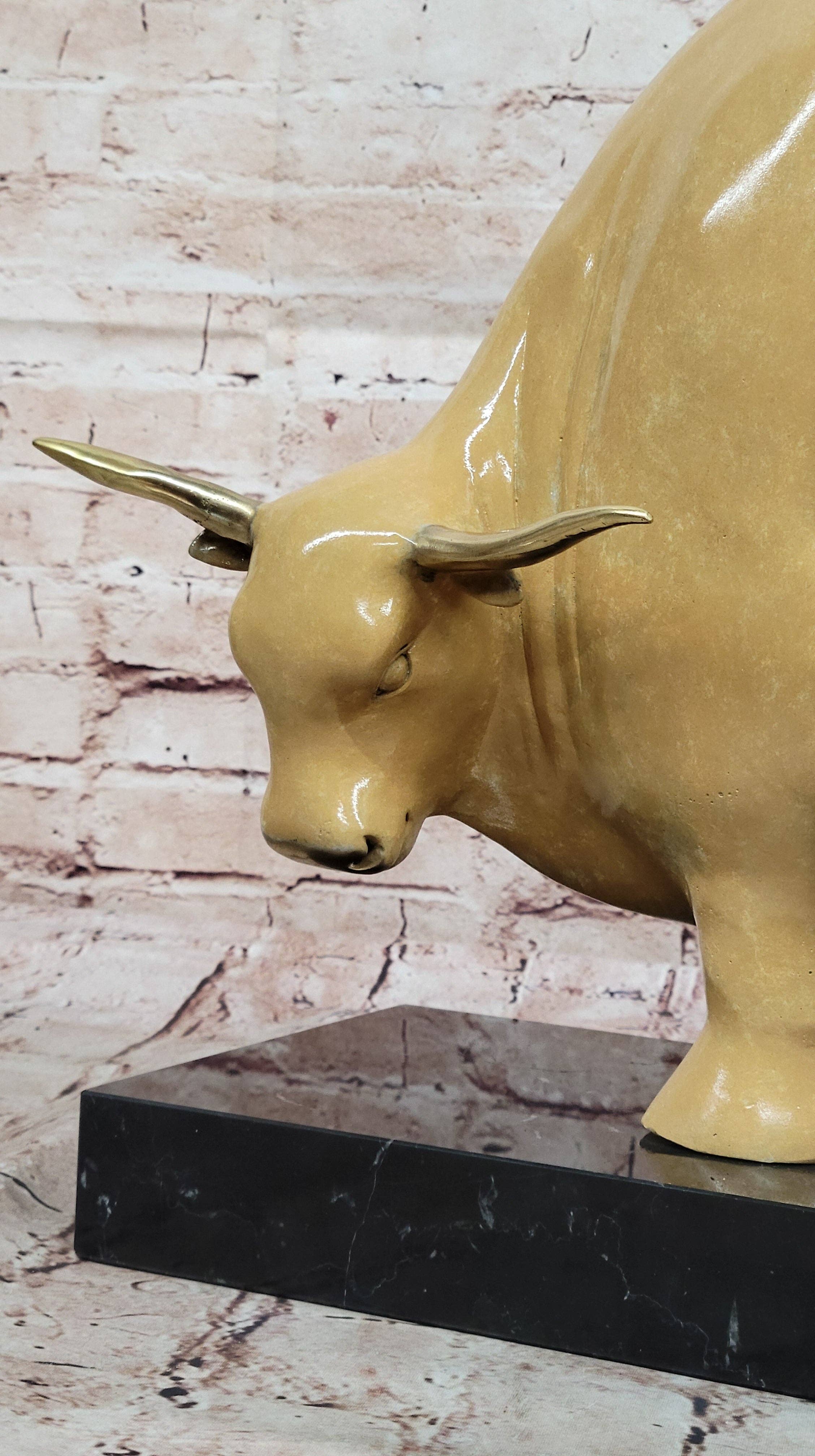 Bronzhaus – Großhandel Skulptur – Bronzestierstatue Moderne Abstrakte Bauernhaus Skulptur Dekor6