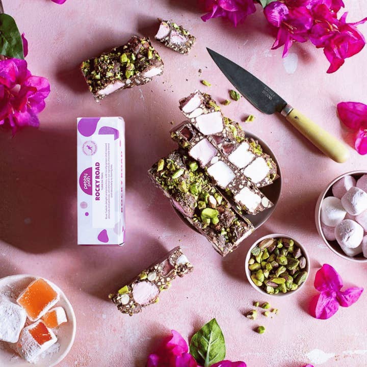 Pebbly Path Rocky Road - Wholesale Chocolate bar - Turkish Trail Rocky Road1