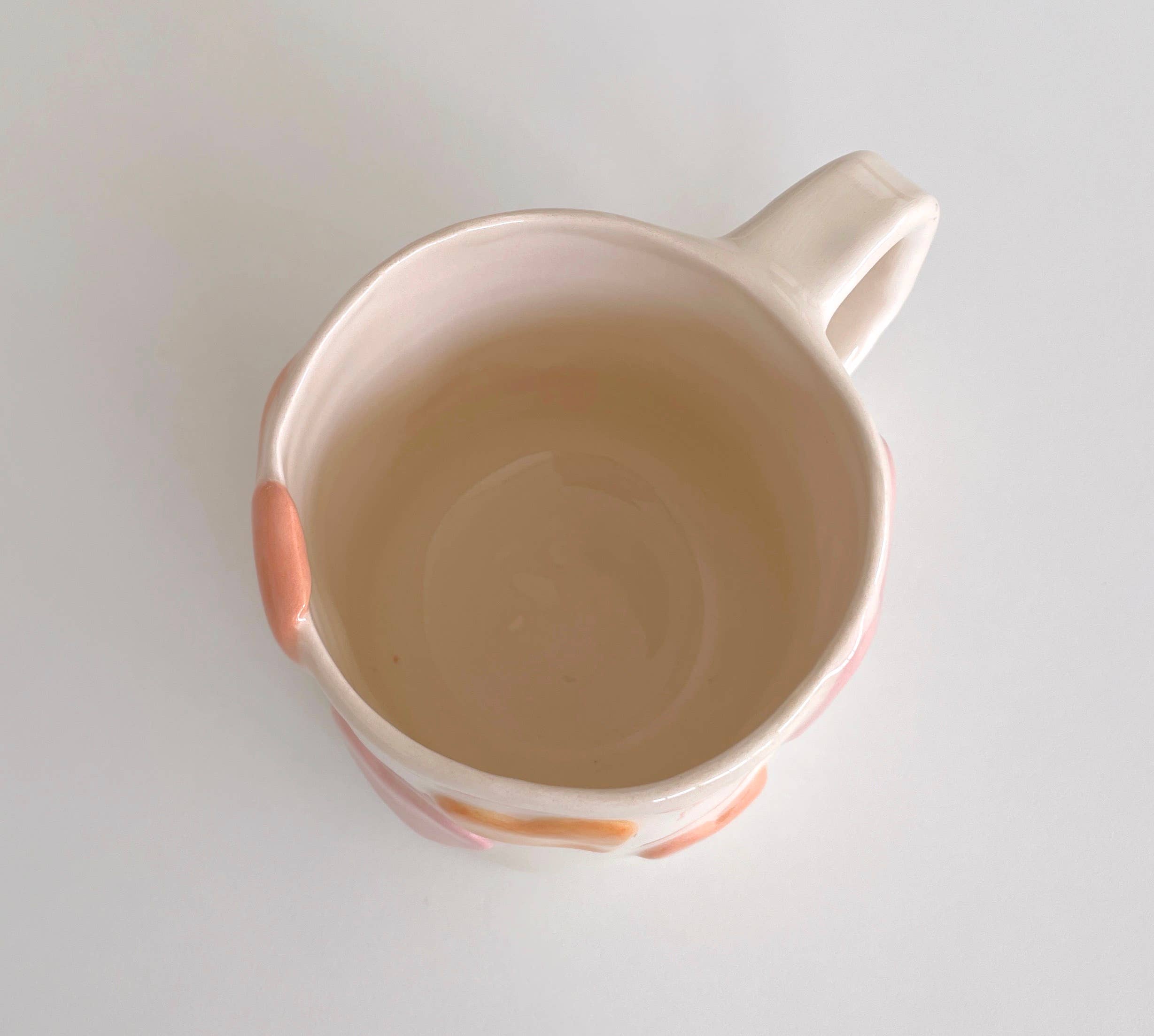 Pipa and Happy - Wholesale Coffee Mug - BAE Mug – Handmade Ceramic Heart Cup (350 ml)4