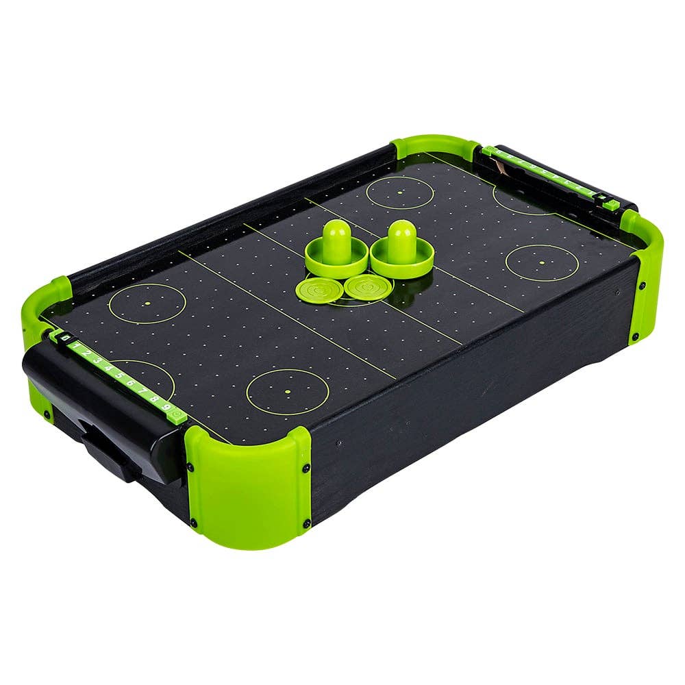 La Luna Bella - Toys - Wholesale Klassiek speelgoed - Kinderen - NEON TABLETOP AIR HOCKEY GAME 20"x12,25" LLB kinderspeelgoed3