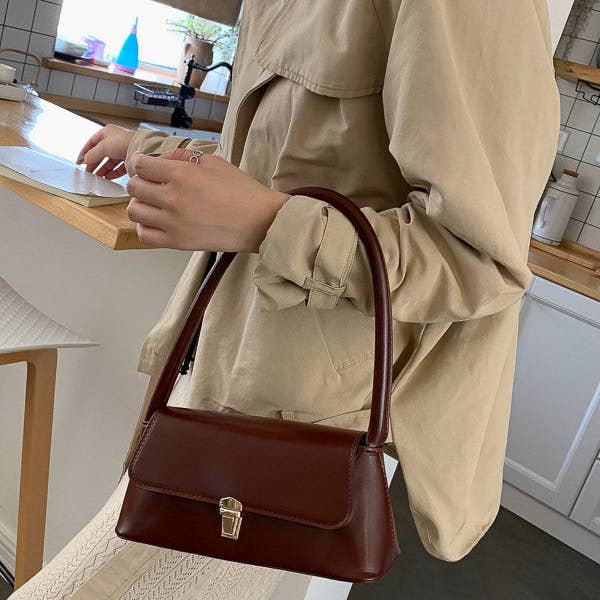 Sheer Trend - Wholesale Shoulder Bag - Women's - Original Chic 4 Colors Leather Shoulder Bag15