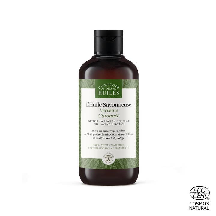 Shower Oil Organic - Lemon & Verbena for wholesale by COMPTOIR DES HUILES
