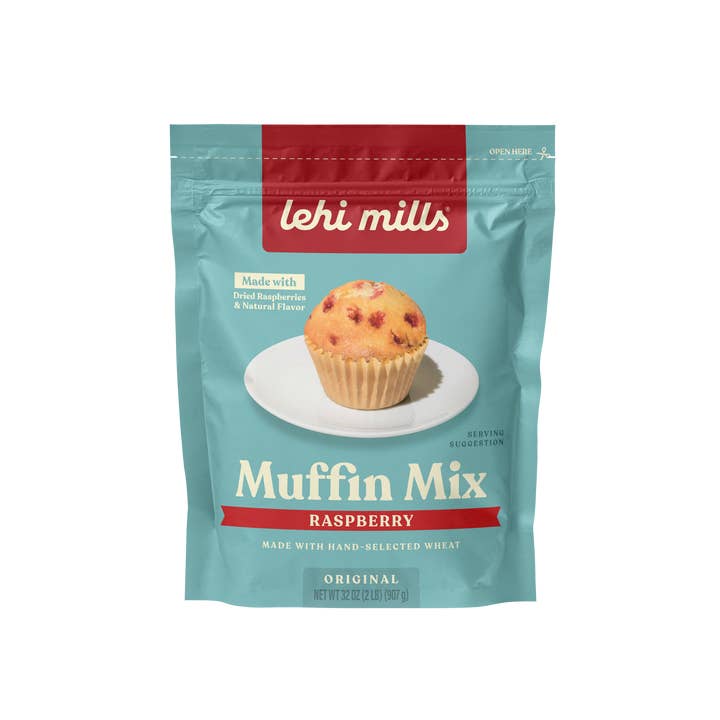 Lehi Mills - Wholesale Muffin Mix - Raspberry Muffin Mix