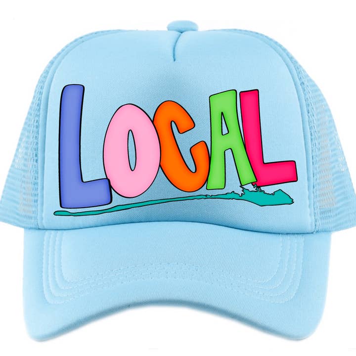 on the Bayou - Wholesale Trucker Hat - Unisex - Local dauphin island trucker hat 3