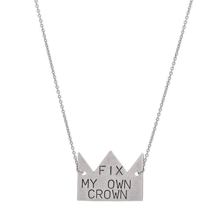 Fix My Own Crown halskæde for engroshandel hos Social Justice Jewelry