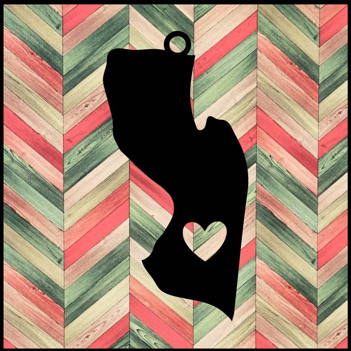 Metallprydnad New Jersey för wholesale av Designed With Sparks