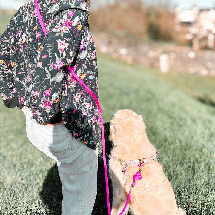 Frimousse Dog - Wholesale Pet Leash - Dog - “Turquoise” handsfree dog shoulder leash