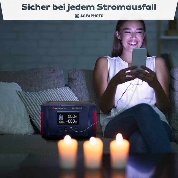 GT COMPANY – Engroshandel Små/håndholdte apparater – AgfaPhoto Powerstation PPS 600 Pro bærbar powerbank 644 Wh5