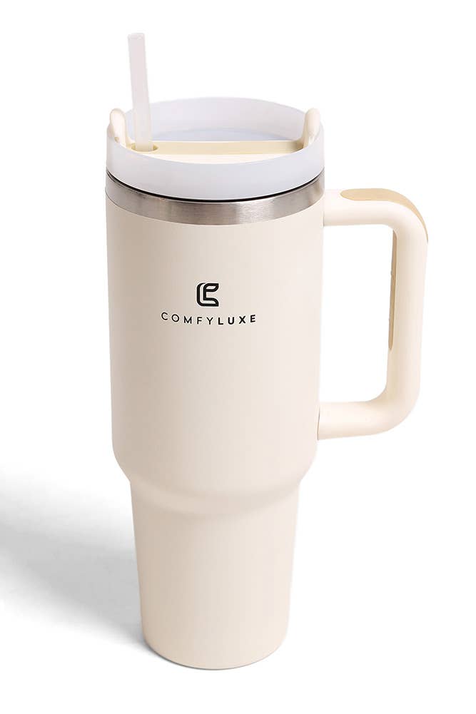 Hana - Venta al por mayor Vaso termo - Vaso con mango de 40 oz de color liso3