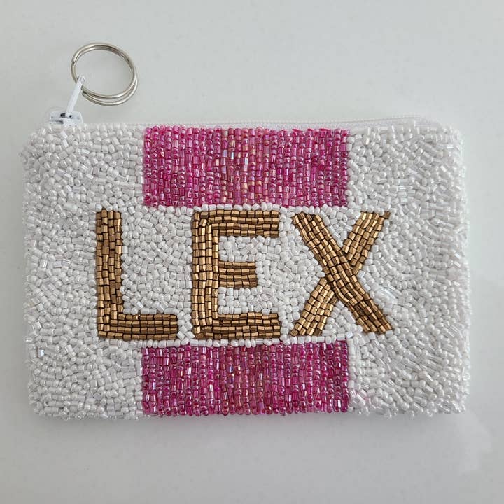 Tiana Designs - Wholesale Coin Purse - Women's - SCP 1122 - 3001-White/Fuchsia/Hot Pink/Fuchsia/Gold