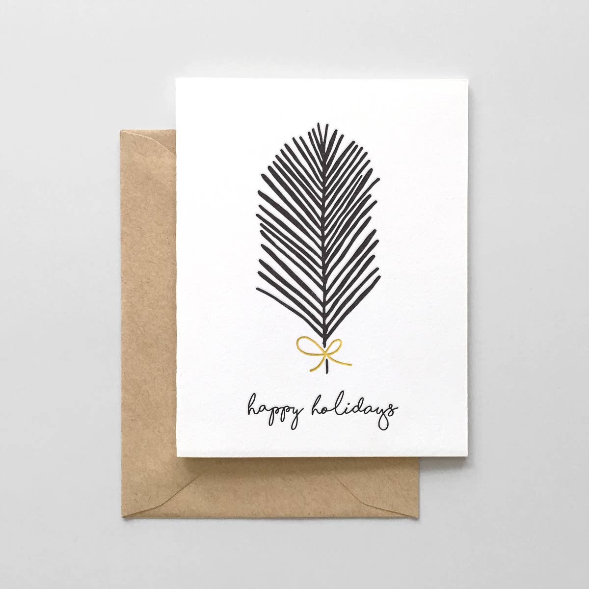 Hello Paper Co. - Wholesale Season's Greetings Card - Holiday Fern Greeting Card