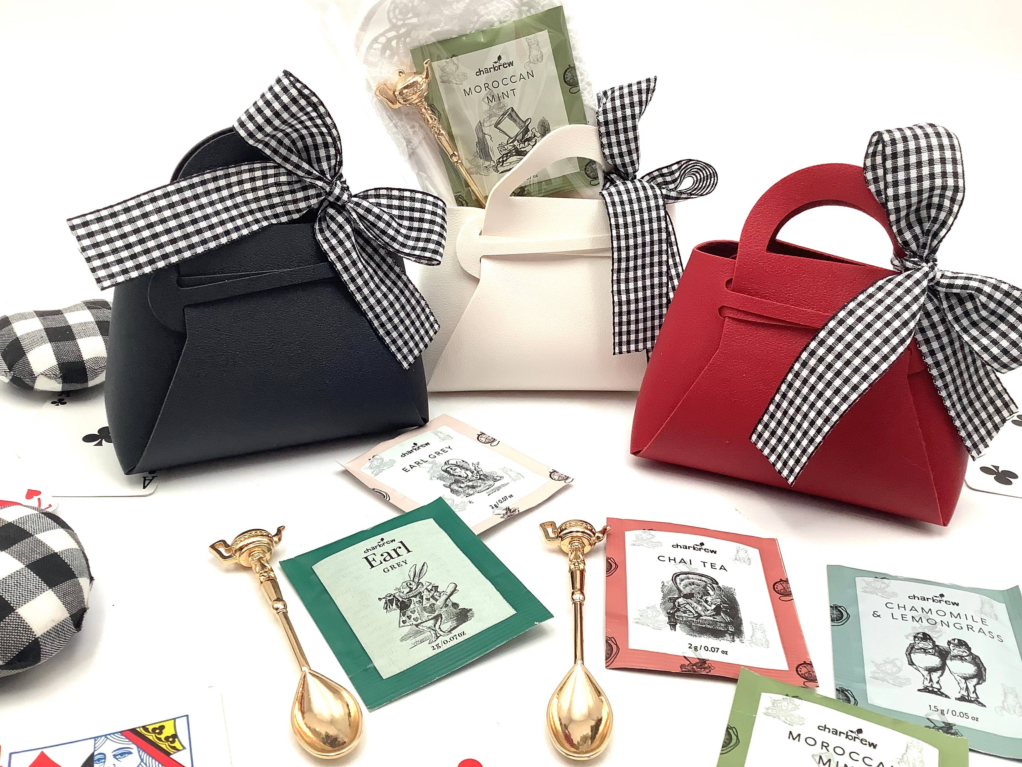 All Little Cute Things - Wholesale Party Favor - Alice in Wonderland Tea Party Purse Tea Spoon Napkin2