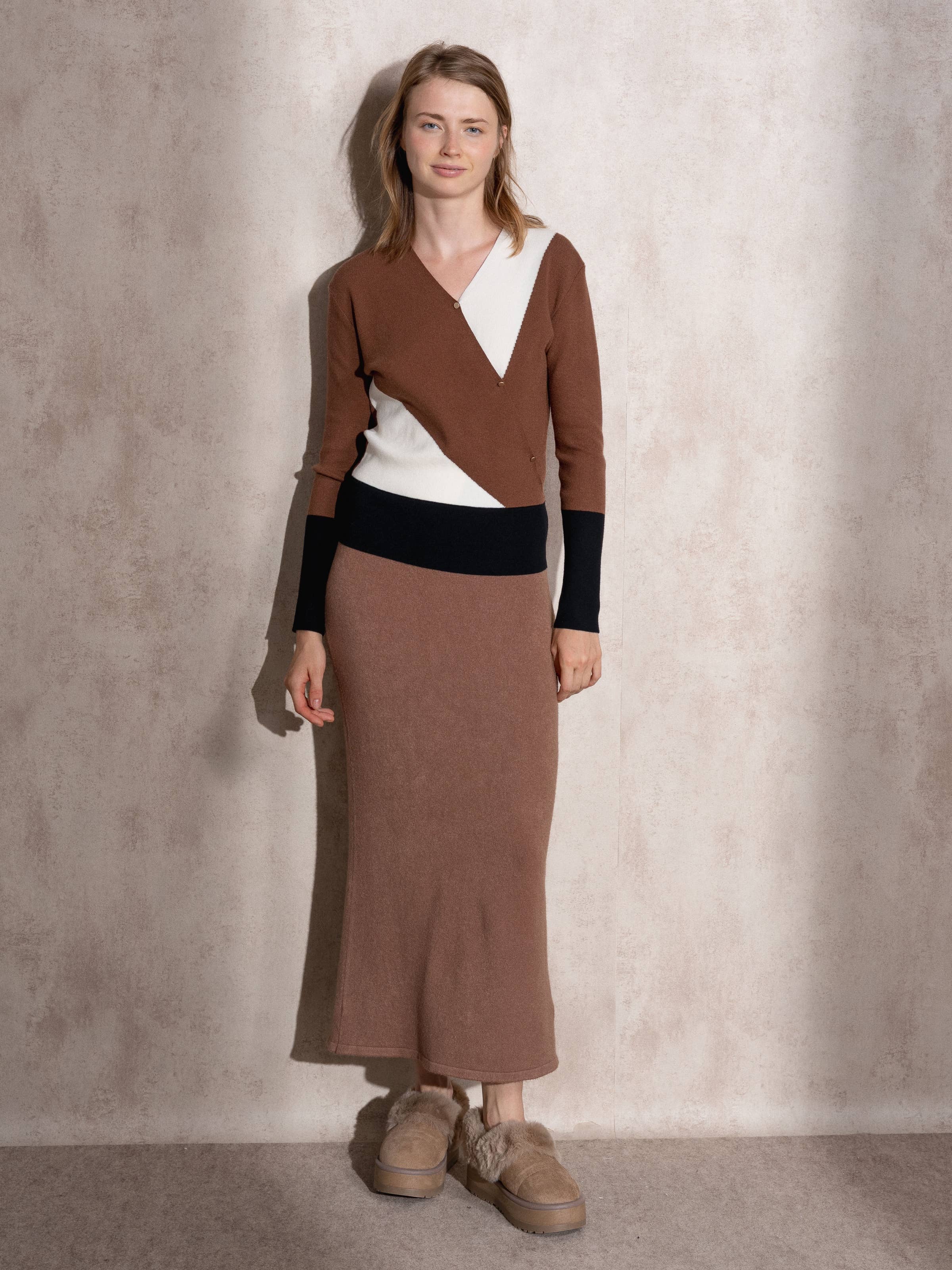 SMF - Vendita all'ingrosso Maglione tricot - Donna - 259100 - CACHE COUER 49%VI 28%PE 23%NY4